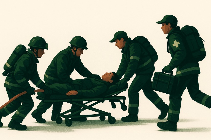 Crisis management strategy visual